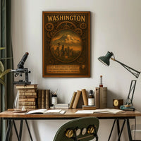 Washington The State Named After A Poster PosterGoat