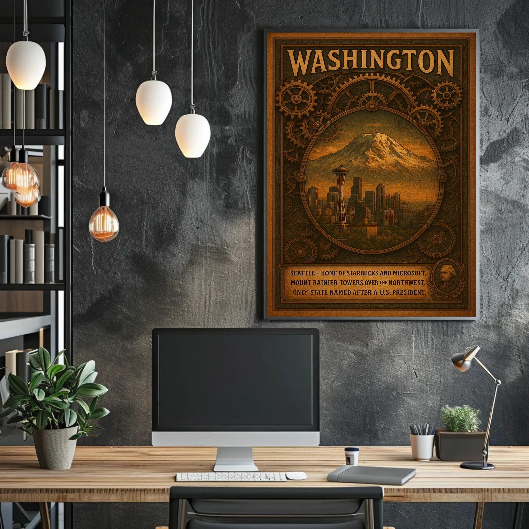 Washington The State Named After A Poster PosterGoat