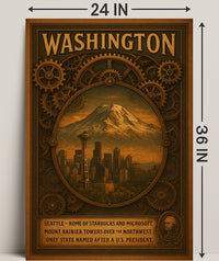 Washington The State Named After A Poster PosterGoat