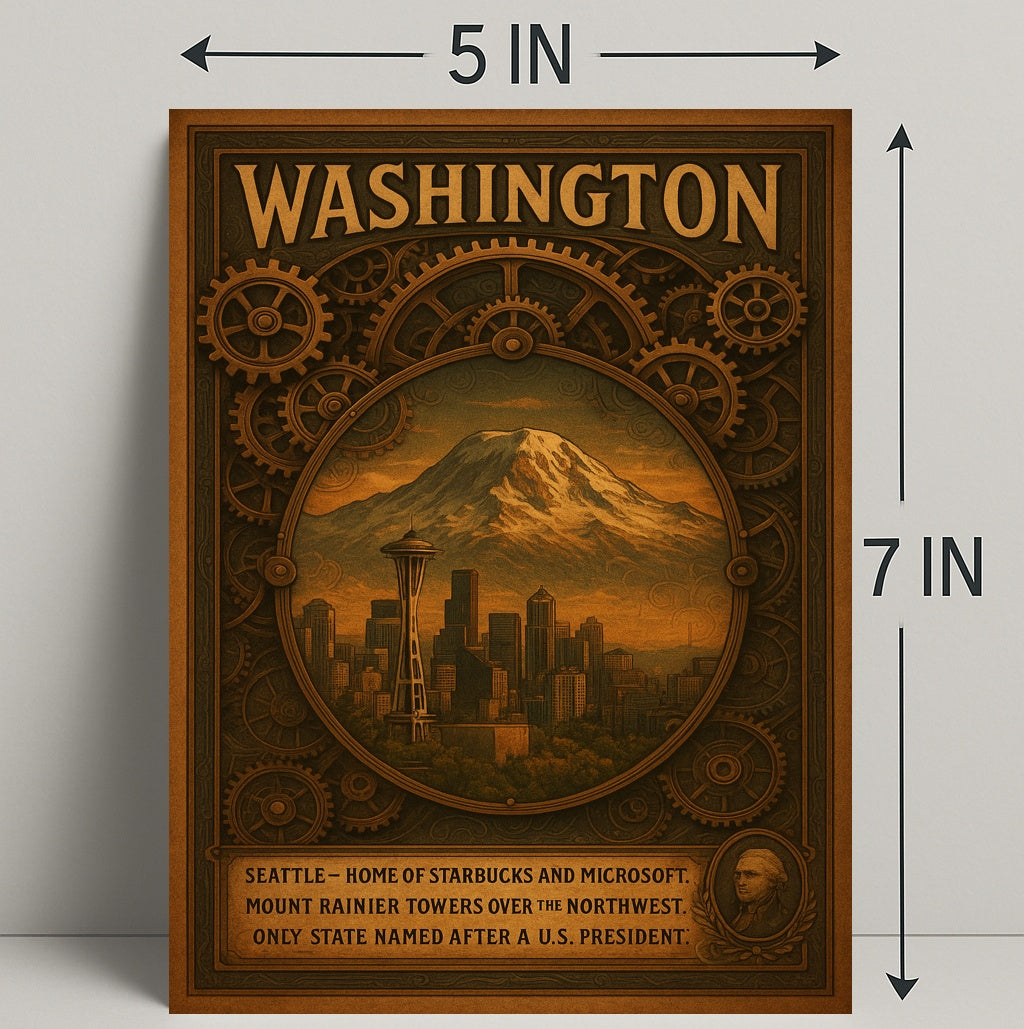Washington The State Named After A Poster PosterGoat