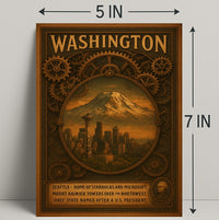 Washington The State Named After A Poster PosterGoat
