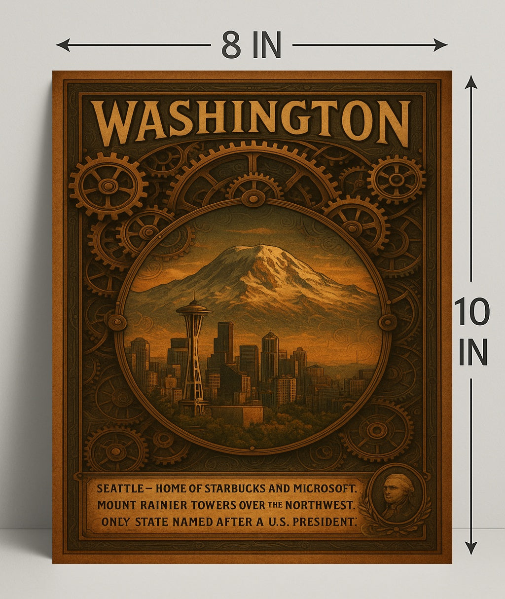 Washington The State Named After A Poster PosterGoat