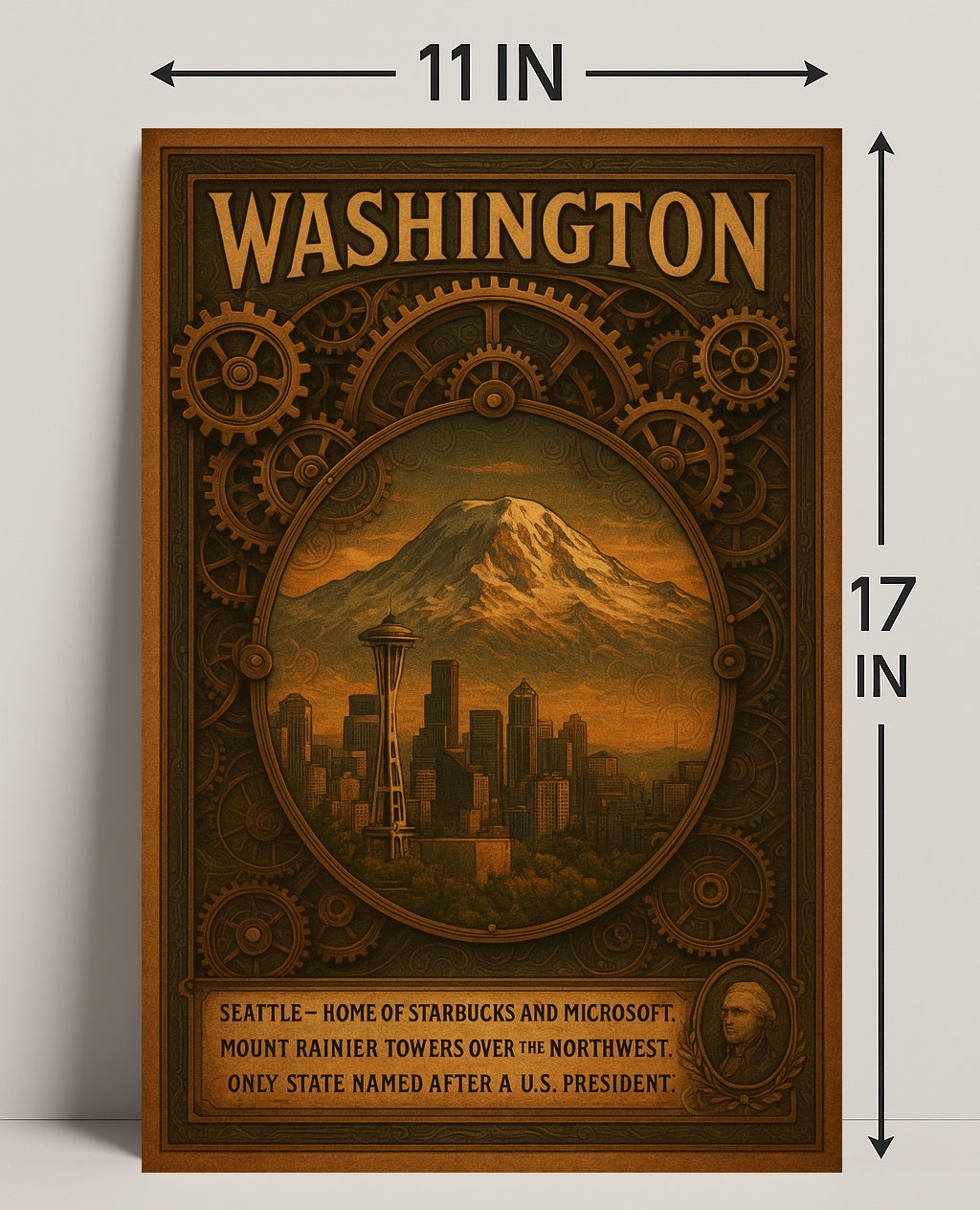 Washington The State Named After A Poster PosterGoat