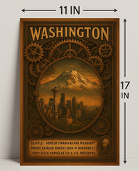 Washington The State Named After A Poster PosterGoat