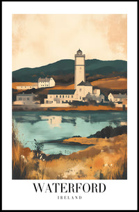 Waterford Scenic View Impressionism Travel Poster PosterGoat