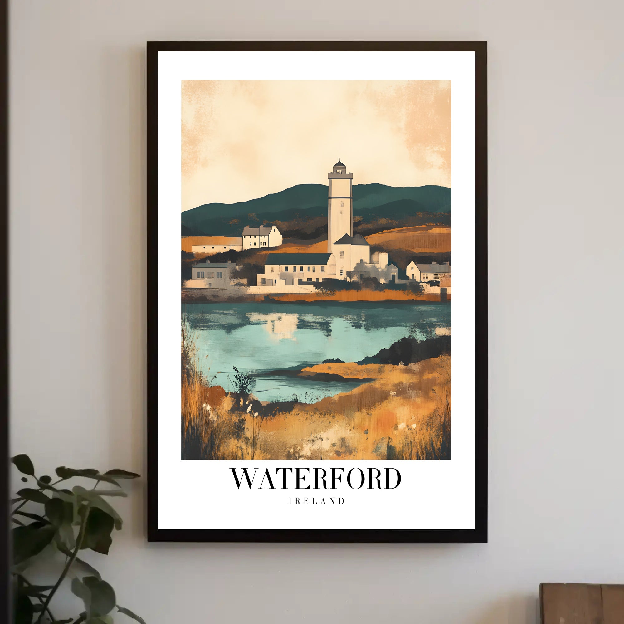 Waterford Scenic View Impressionism Travel Poster PosterGoat