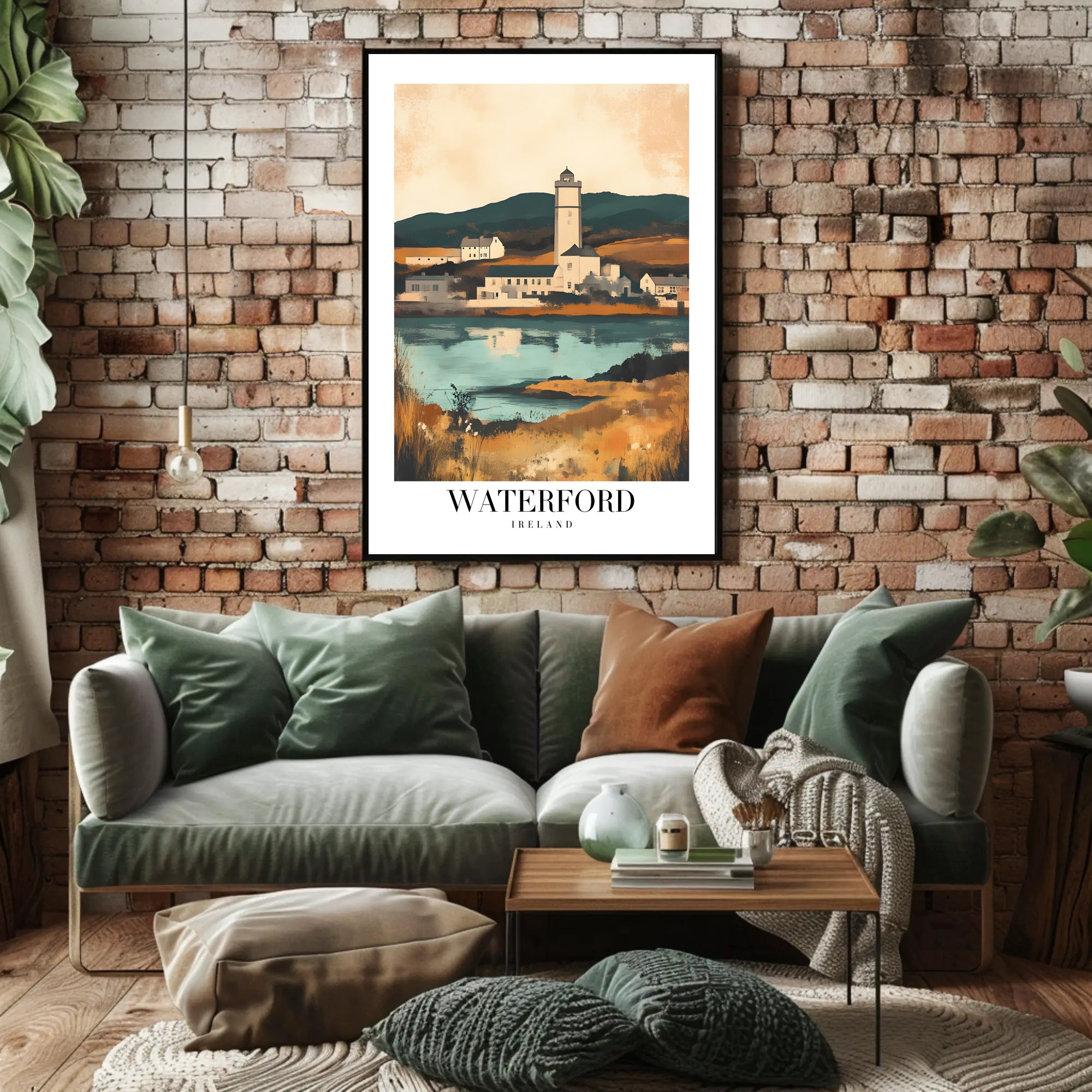 Waterford Scenic View Impressionism Travel Poster PosterGoat