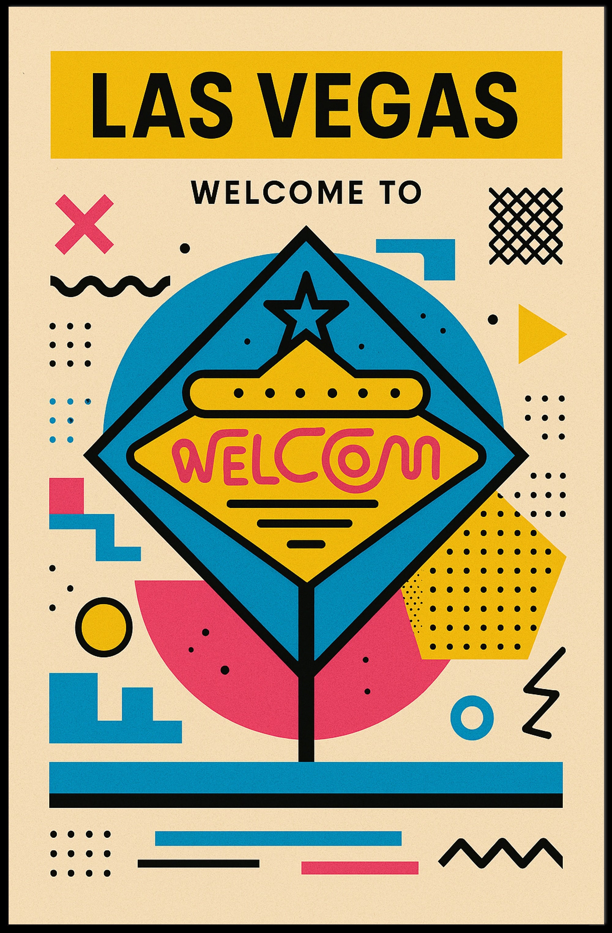 Welcome to Las Vegas Poster PosterGoat