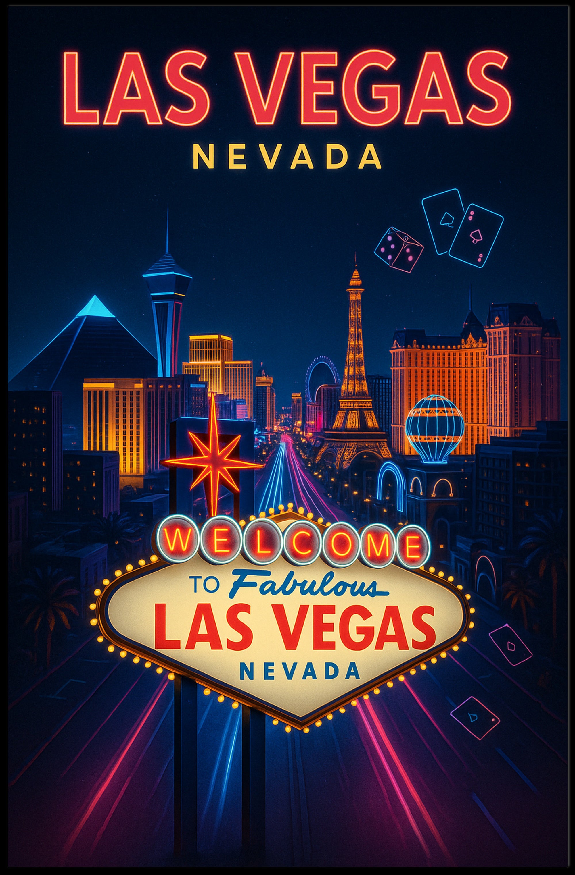 Welcome to Las Vegas Poster PosterGoat