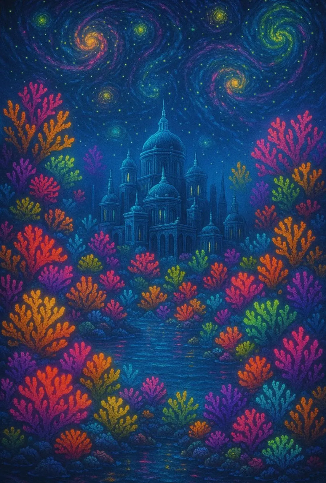 Whimsical Enchanted Fantasy World Artistic Poster PosterGoat