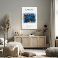 Wichita Scenic Cityscape Cultural Heritage Poster PosterGoat