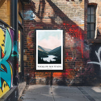 Wicklow Mountains Scenic Ireland Travel Poster PosterGoat