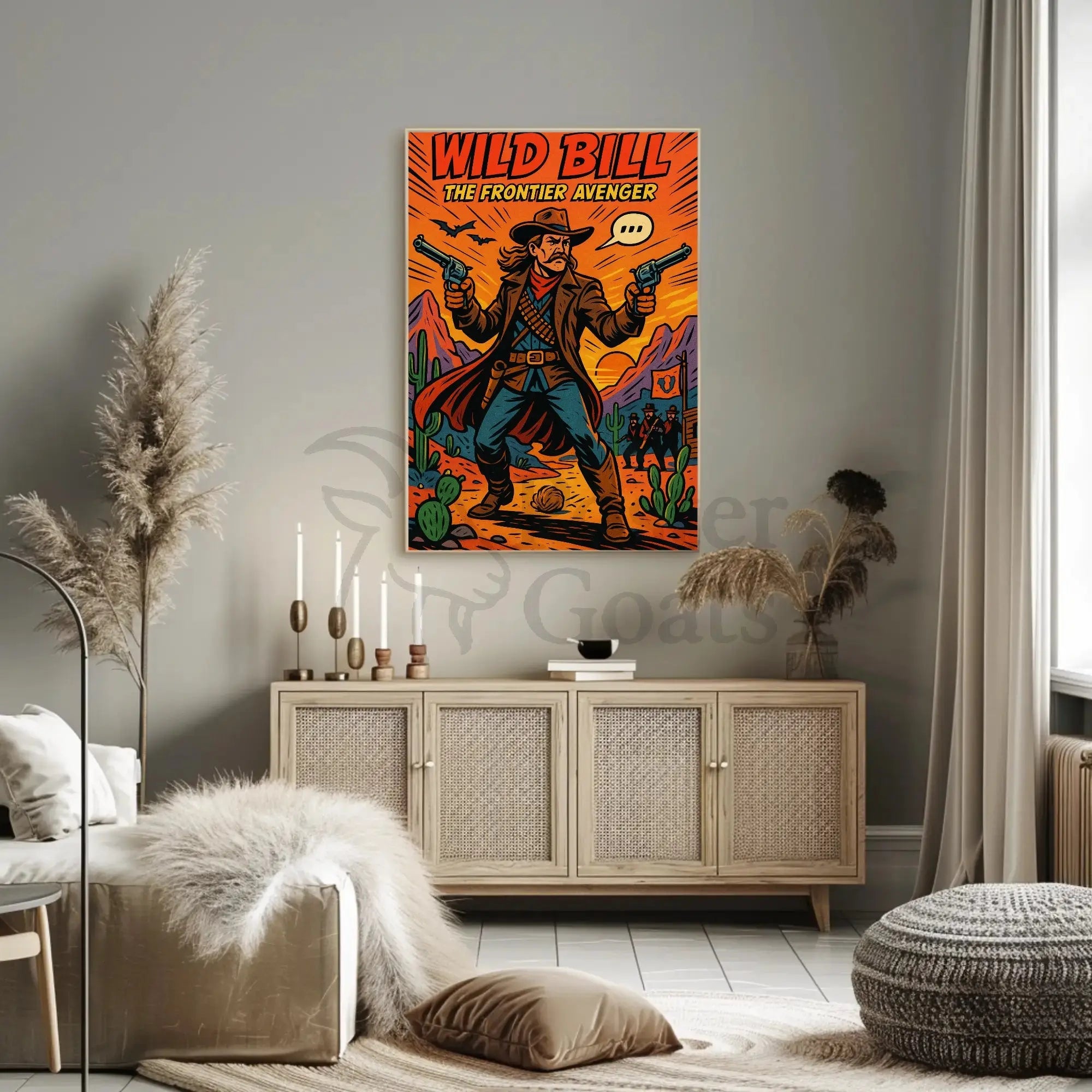 Wild Bill's Frontier Adventure Western Poster PosterGoat