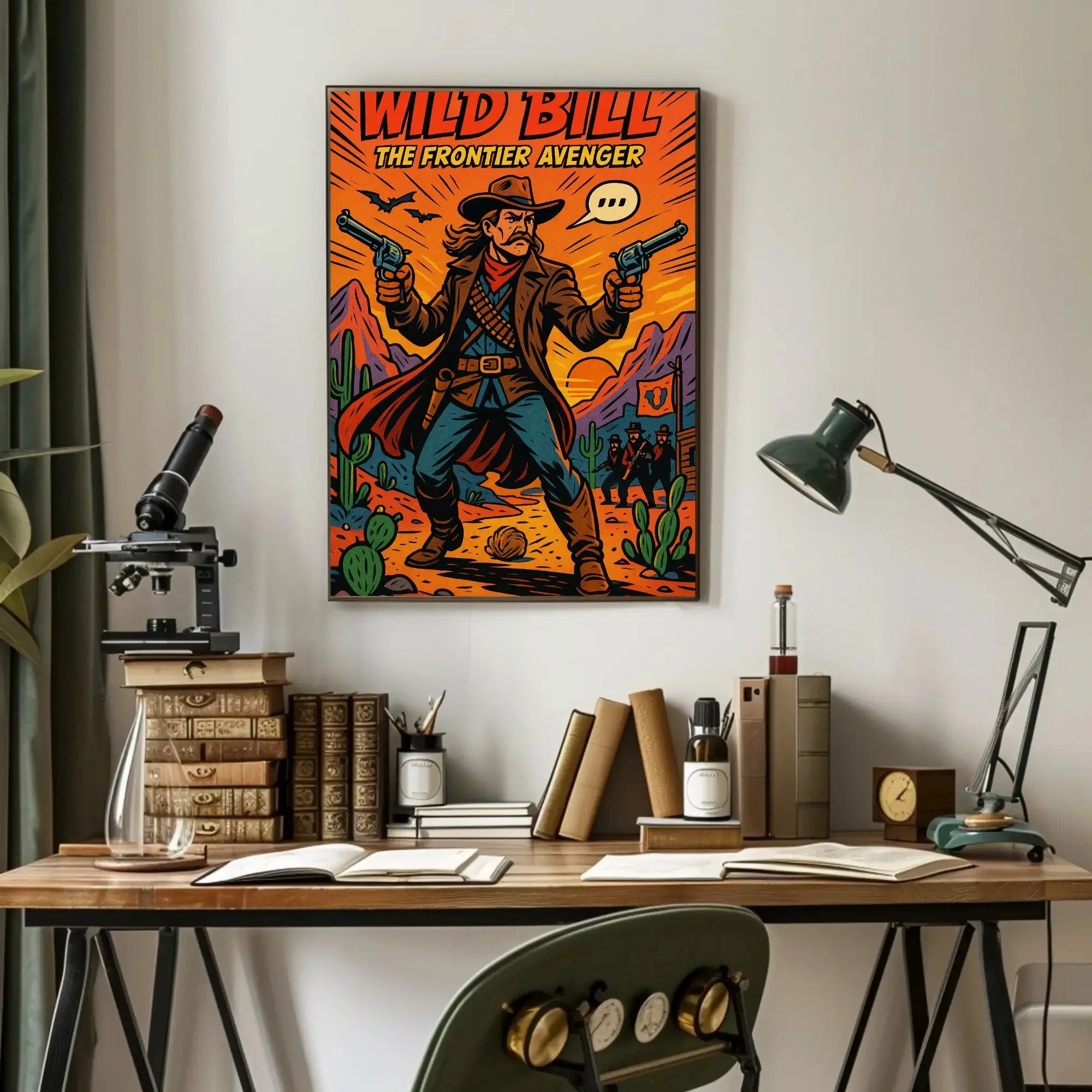 Wild Bill's Frontier Adventure Western Poster PosterGoat