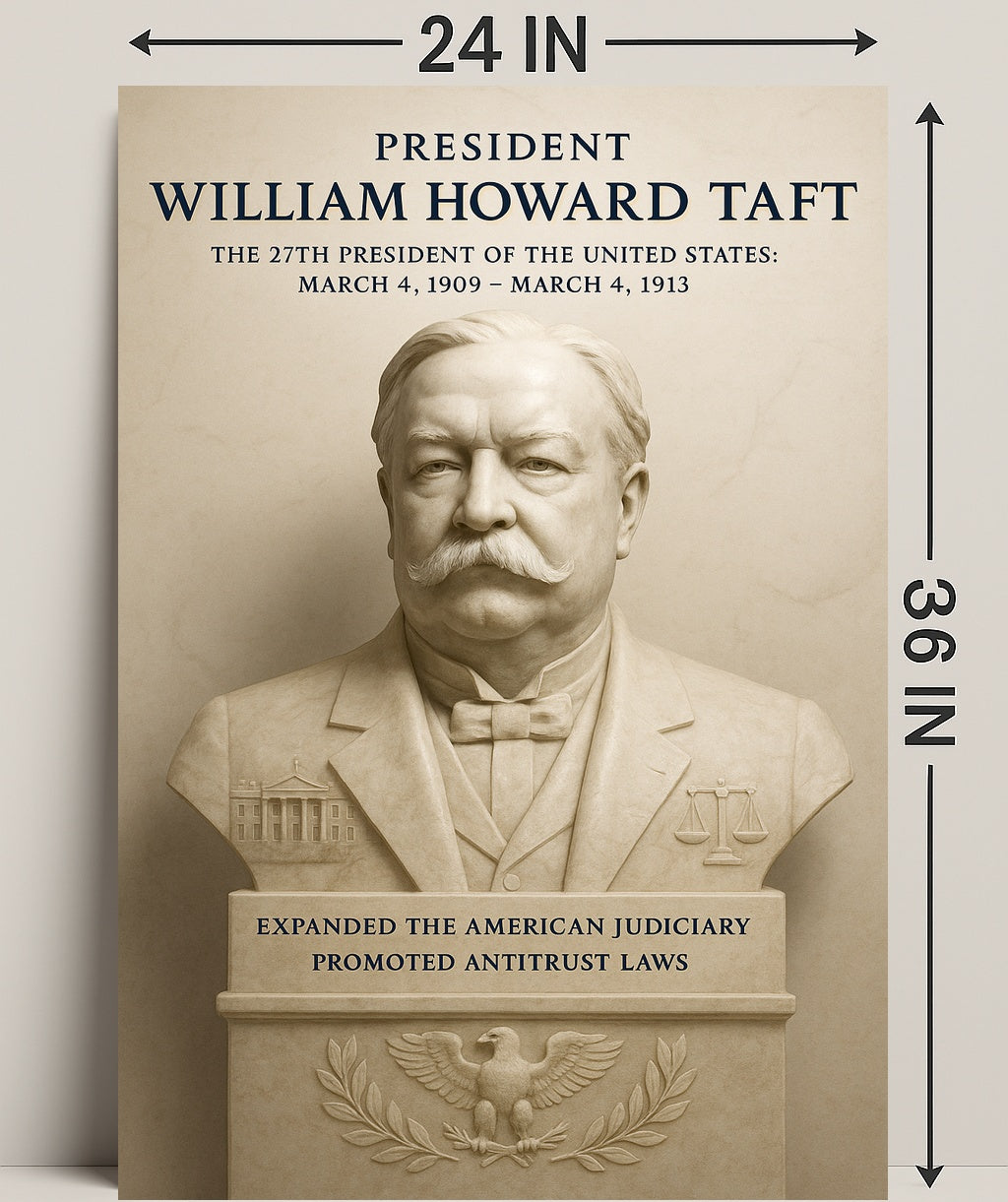 William Howard Taft 27Th President Poster PosterGoat
