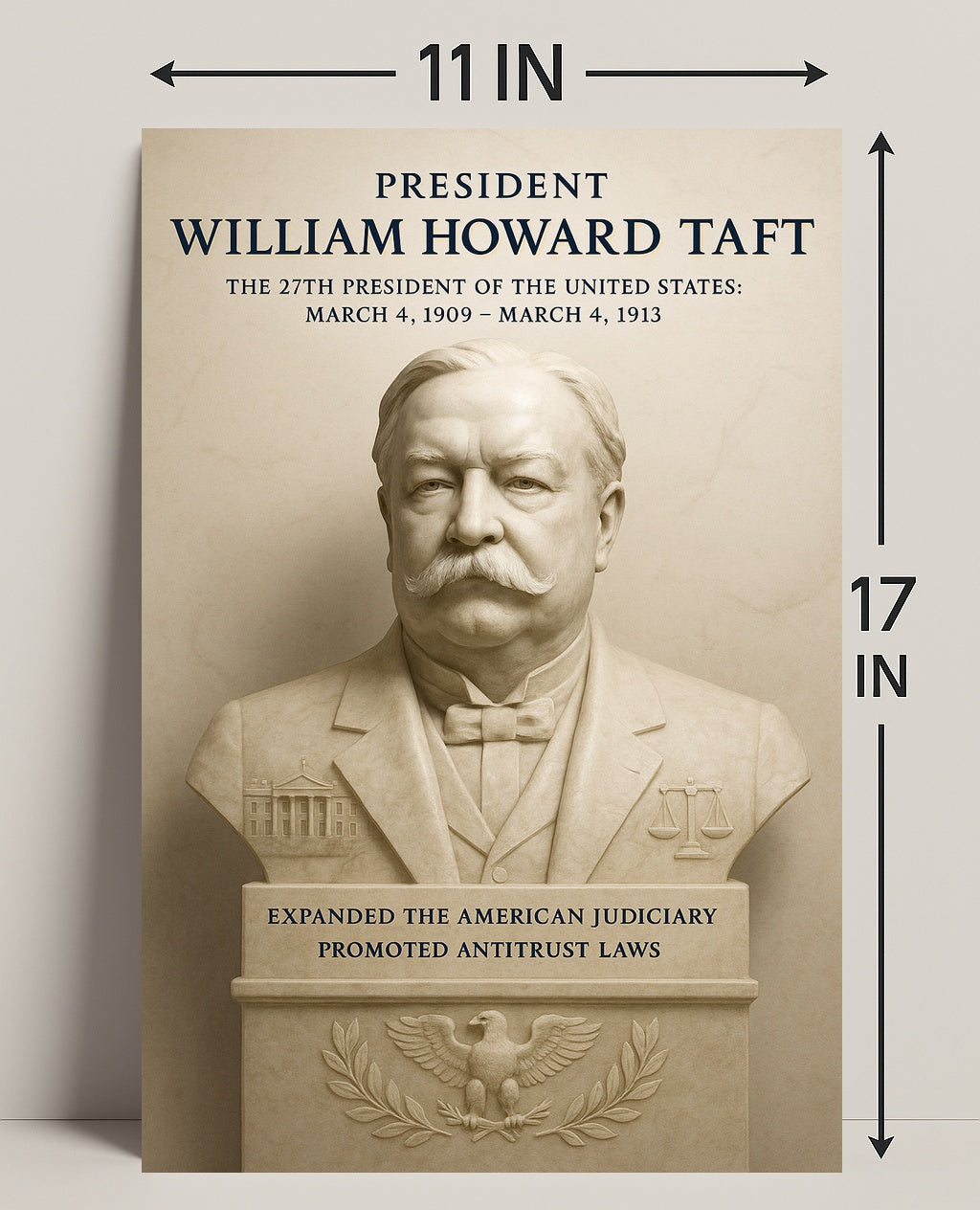 William Howard Taft 27Th President Poster PosterGoat