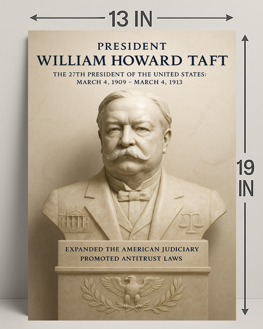 William Howard Taft 27Th President Poster PosterGoat