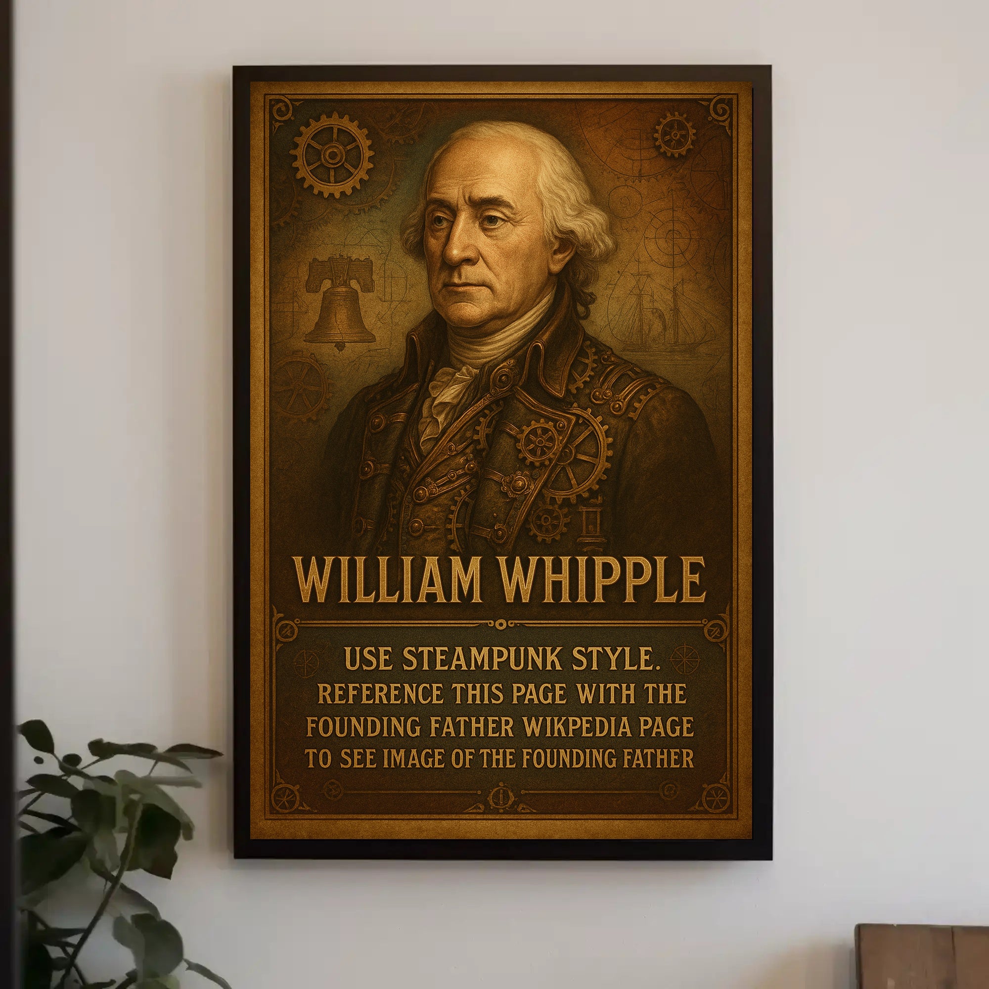William Whipple Steampunk Tribute Poster PosterGoat