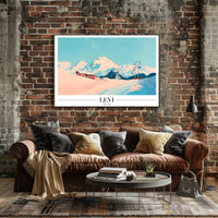 Winter Wonderland Ski Resort in Levi Finland Travel Poster PosterGoat