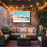 Winter Wonderland Ski Resort in Levi Finland Travel Poster PosterGoat