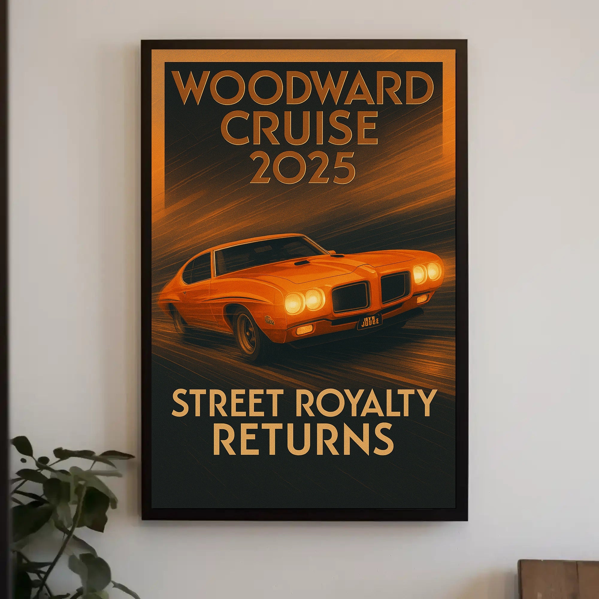 Woodward Cruise 2025 Poster PosterGoat