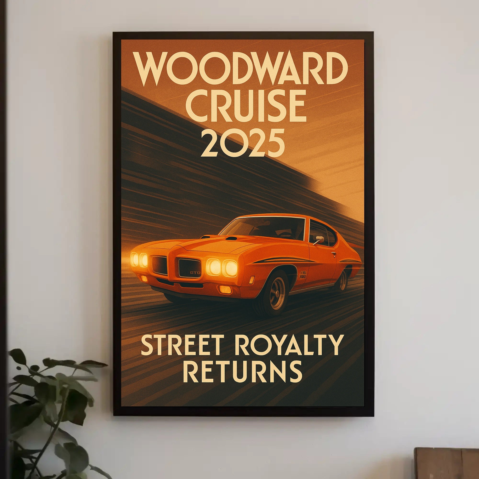 Woodward Cruise 2025 Poster PosterGoat