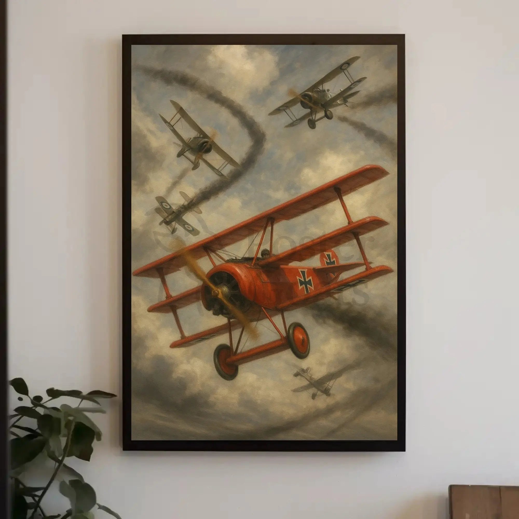 World War I Aerial Combat Military Recruitment Poster PosterGoat