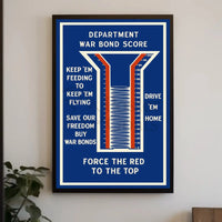 World War II Era Buy War Bonds Propaganda Poster PosterGoat