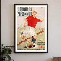 World War II Red Cross Sports Event Poster PosterGoat