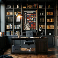 World War II United Nations Freedom Propaganda Poster PosterGoat