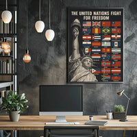 World War II United Nations Freedom Propaganda Poster PosterGoat
