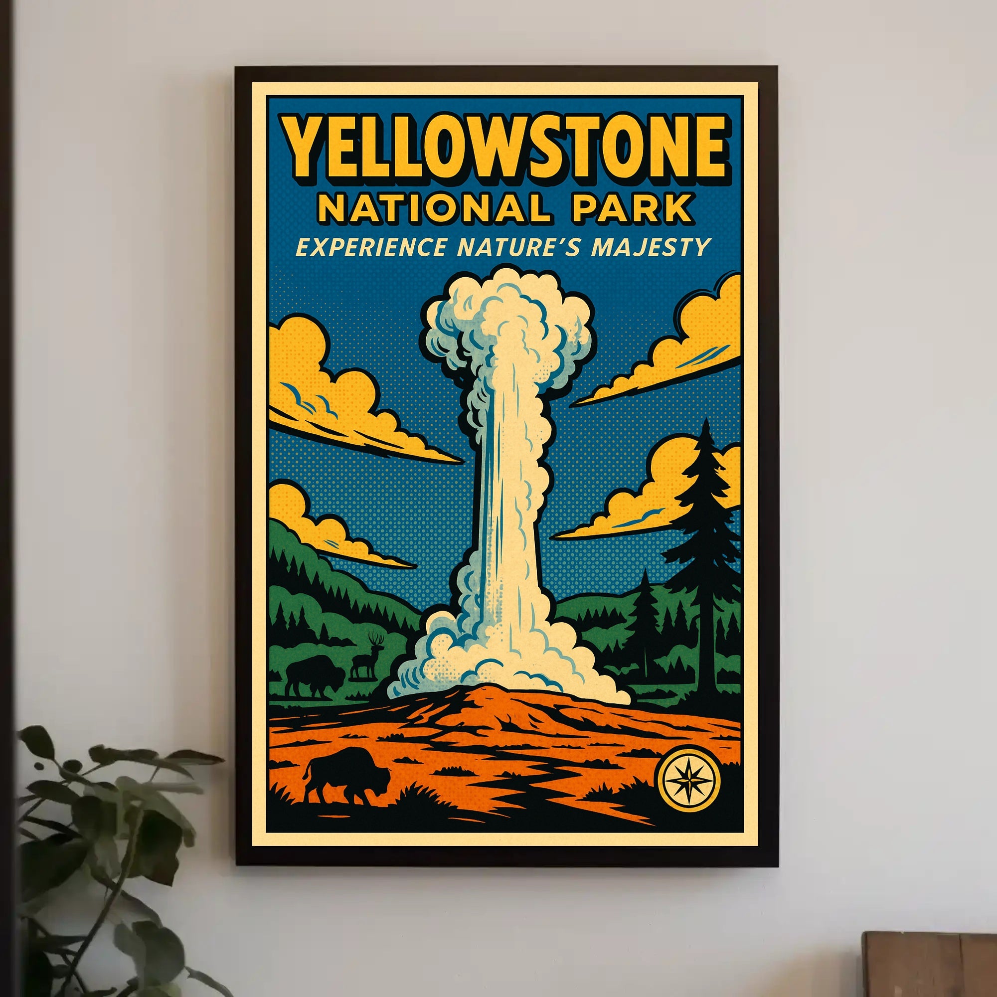 Yellowstone National Park Experience Natures Majesty Poster PosterGoat