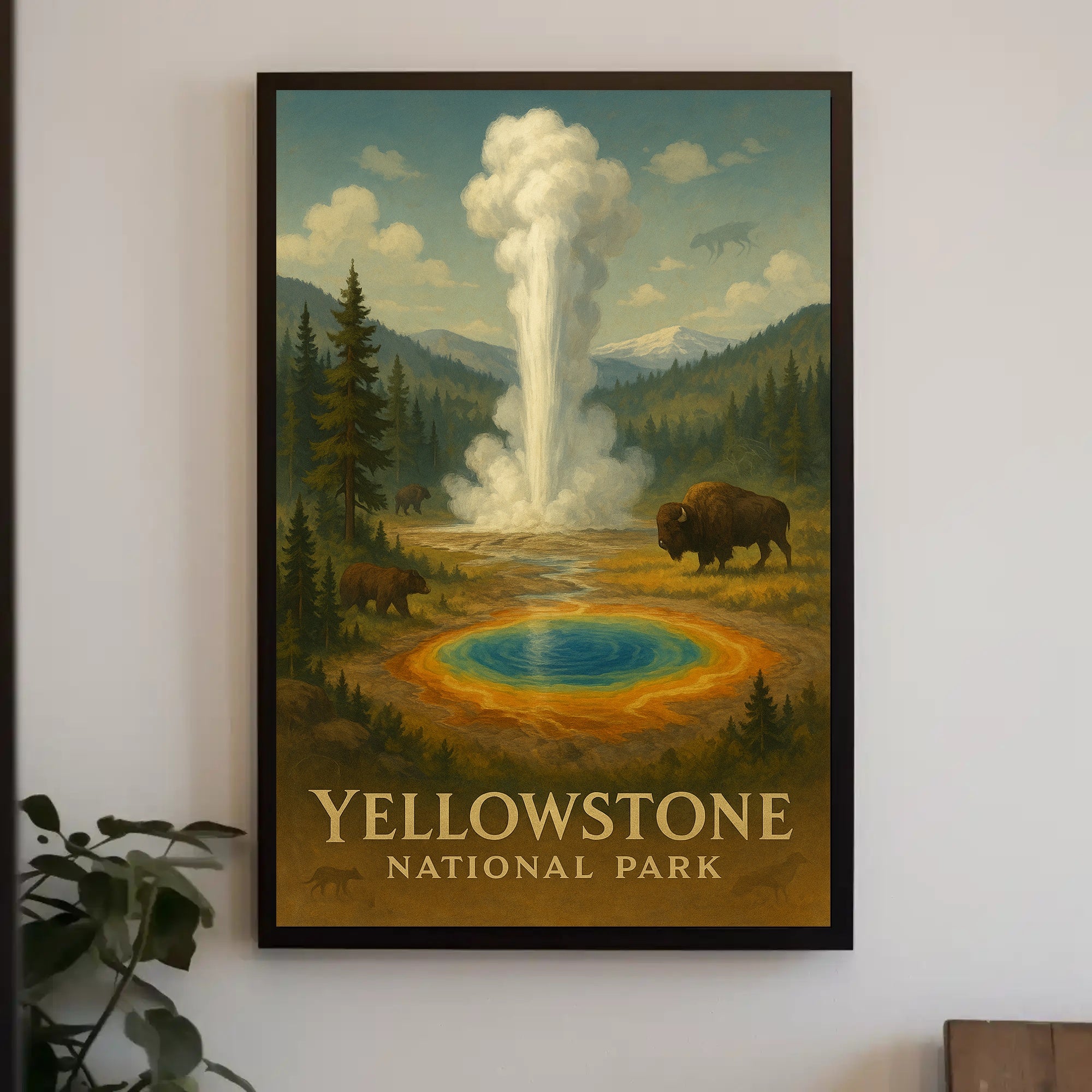 Yellowstone National Park Poster PosterGoat