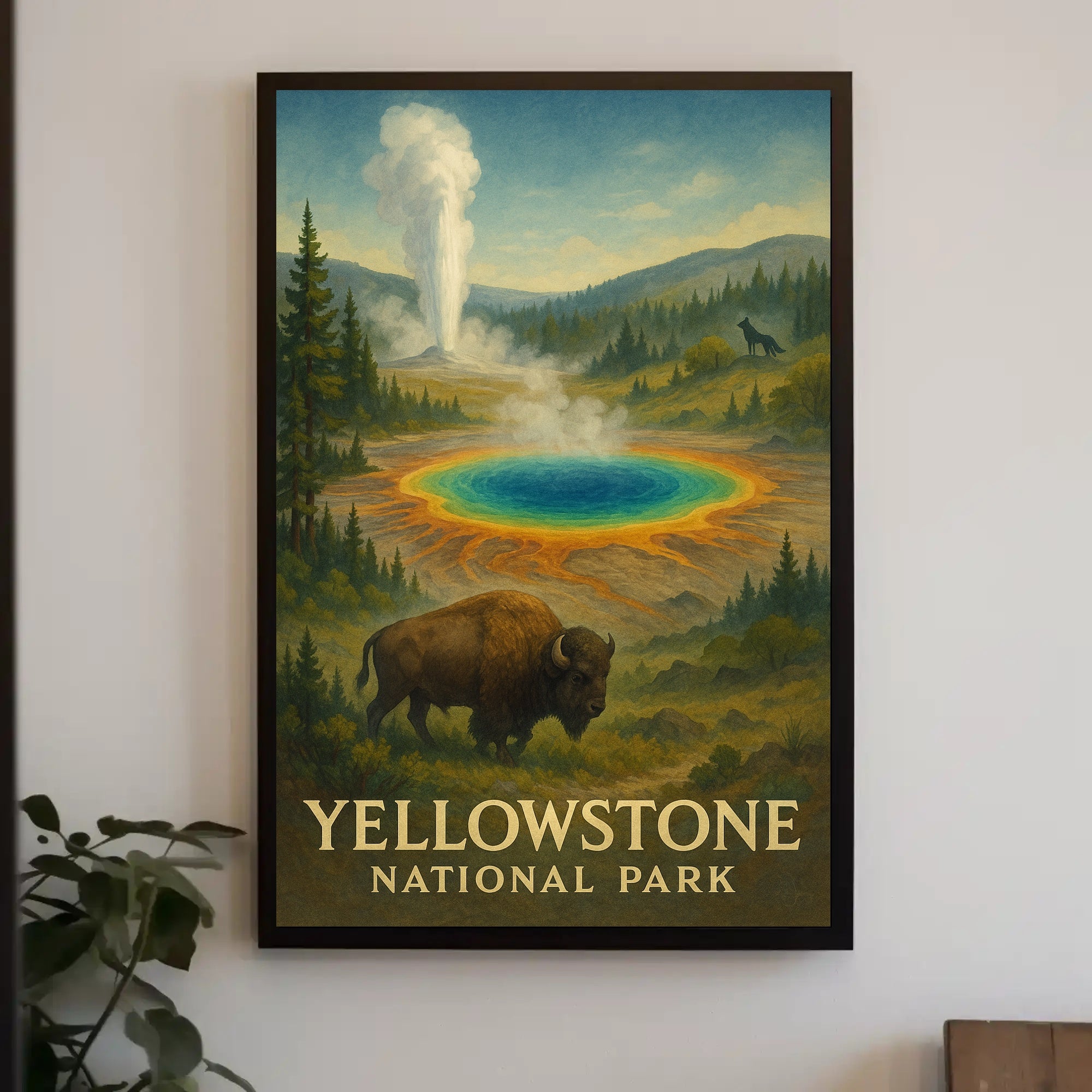 Yellowstone National Park Poster PosterGoat
