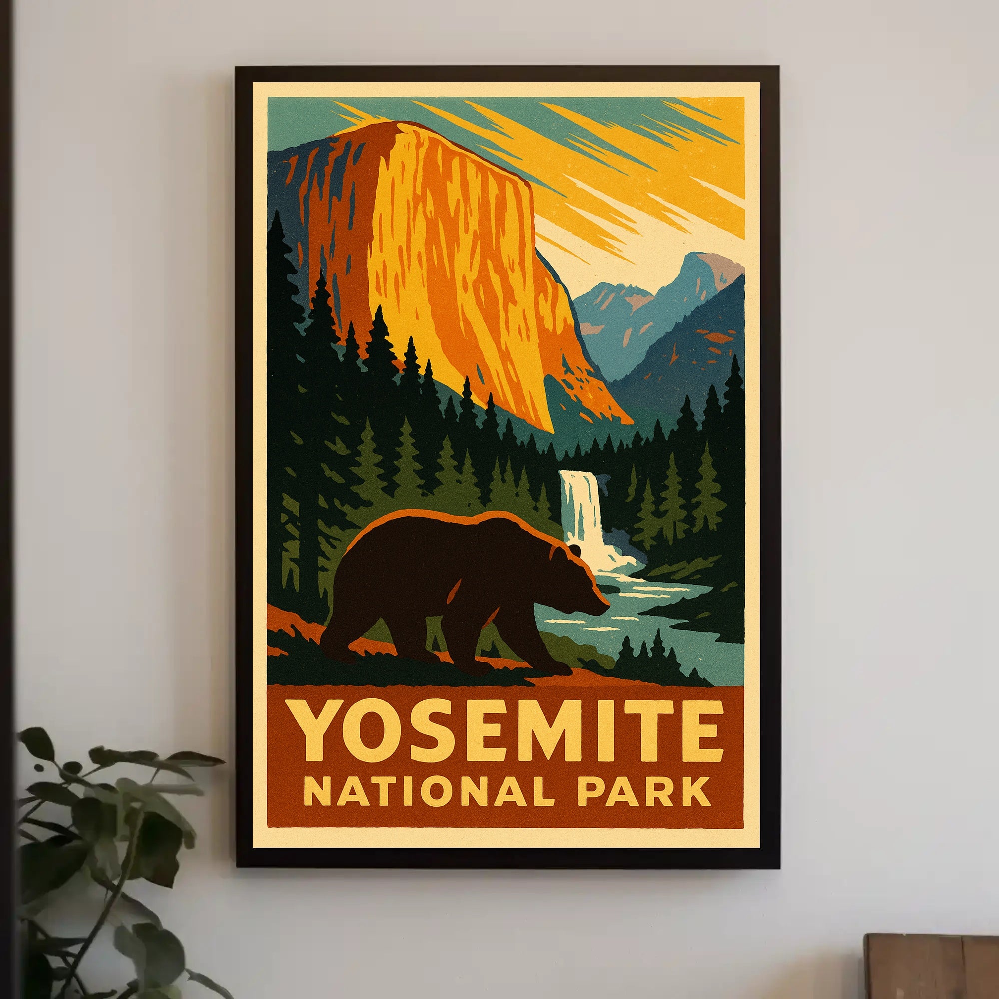 Yosemite National Park Poster PosterGoat