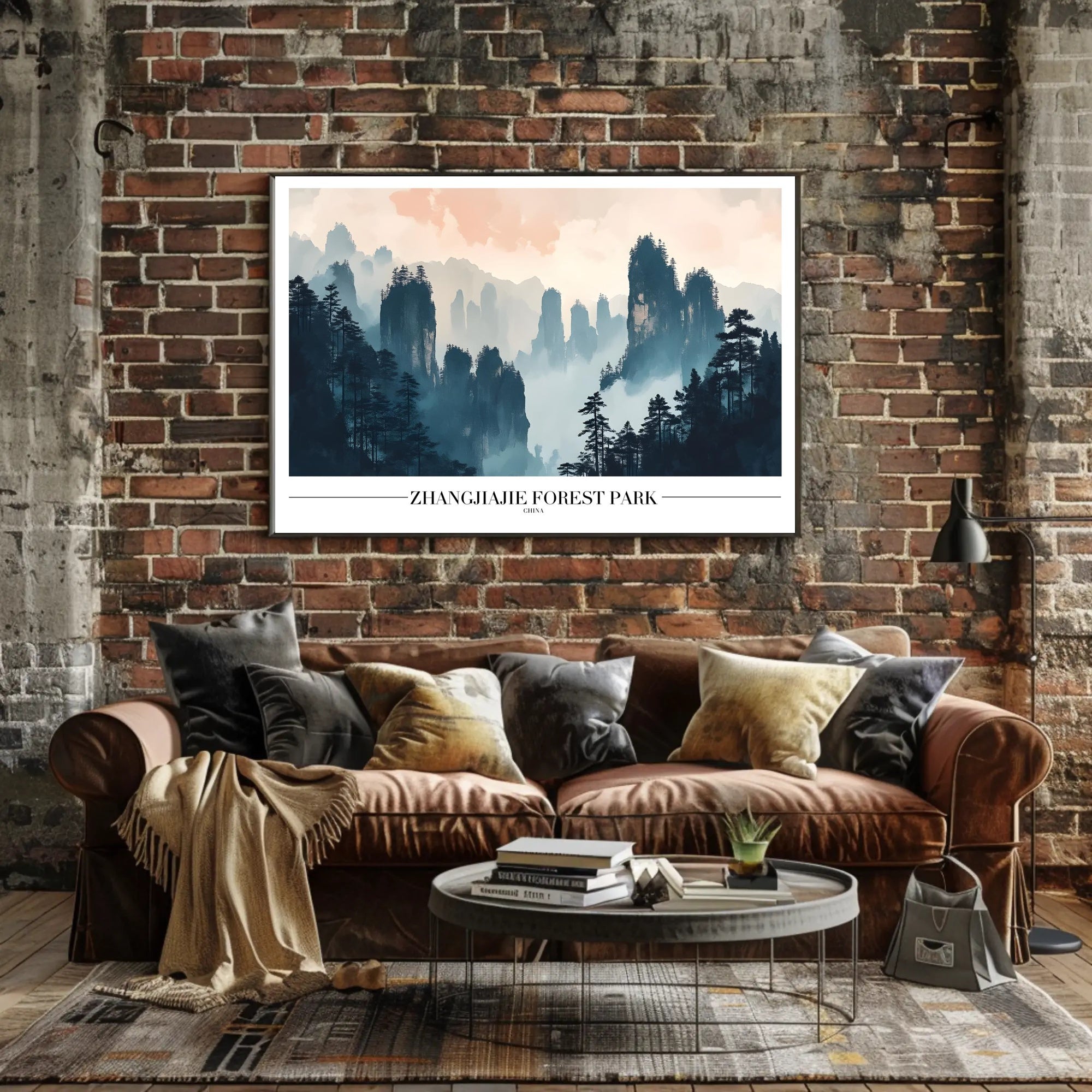 Zhangjiajie Forest Park Ethereal Beauty National Park Poster PosterGoat