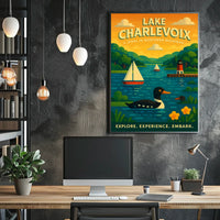 Lake Charlevoix A Jewel In Northern Poster