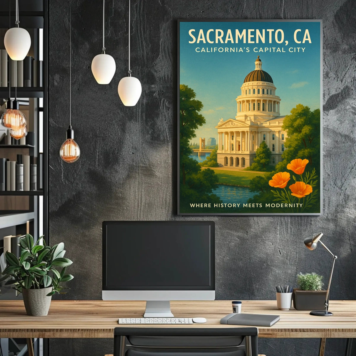 Sacramento, CA Californias Capital City Poster