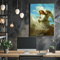 Angelic Presence in the Clouds Poster