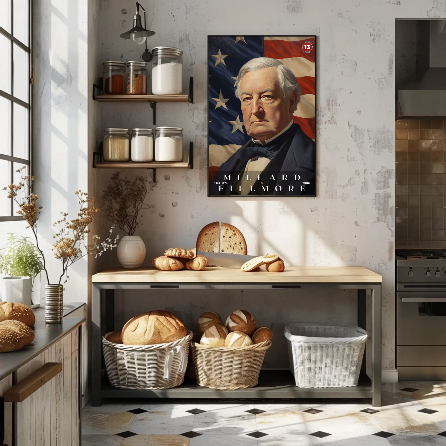 Millard Fillmore 13th President Of The United States Portrait