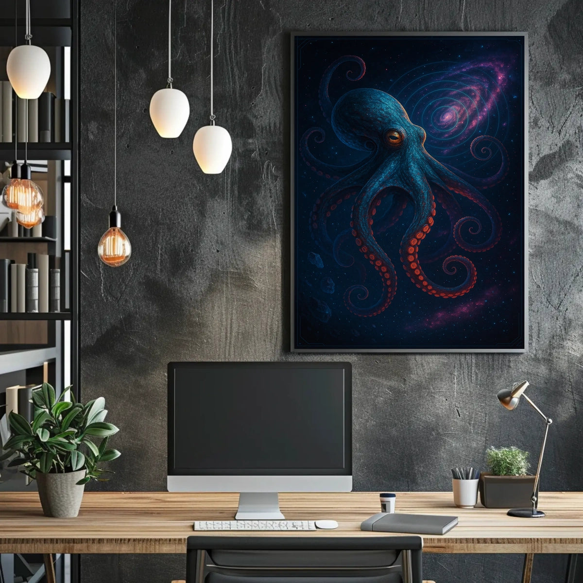Cosmic Octopus Poster