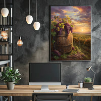 Vintage Skyline Art Deco Style Poster