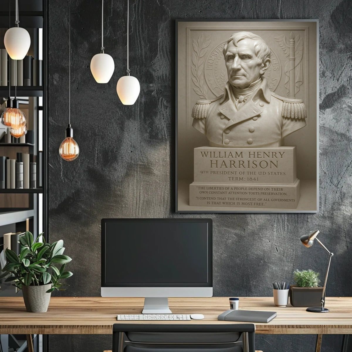 William Henry Harrison 9Th President Poster