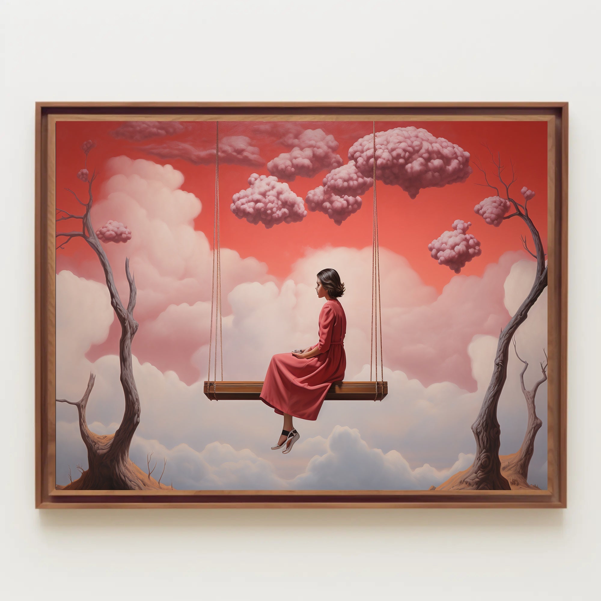 Surreal Swing in Dreamscape Fantasy or Mythology Poster