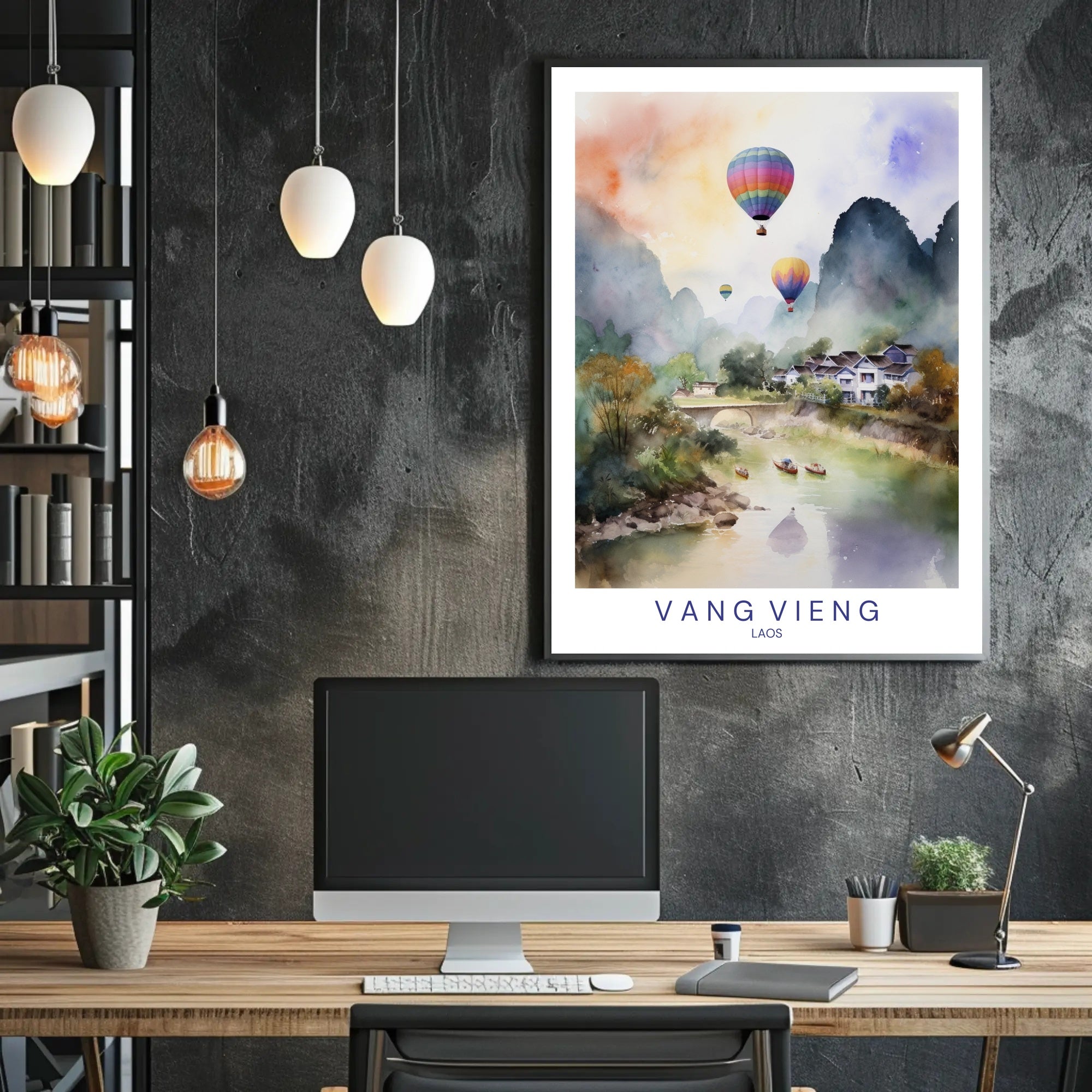 Vang Vieng, Laos Poster PosterGoat