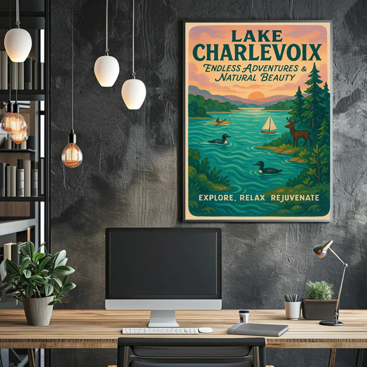 Lake Charlevoix Endless Adventures Poster