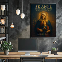 St. Anne Devotional Masterpiece: Cultural or Heritage Poster PosterGoat