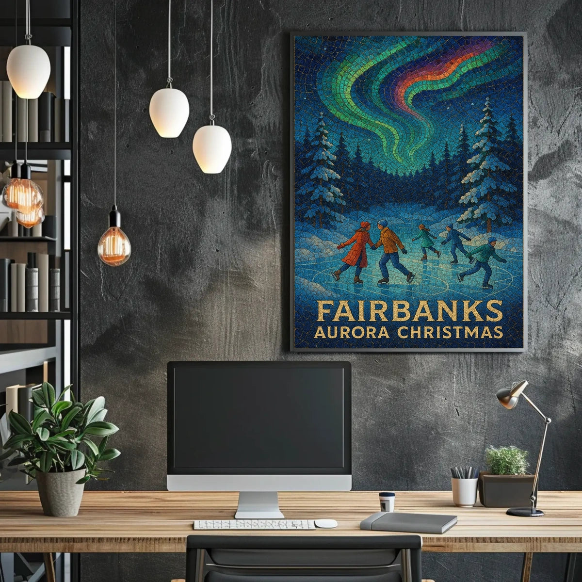 Fairbanks Aurora Poster