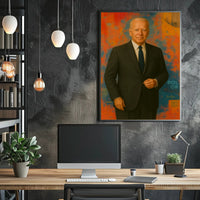 Confident Abstract Art: Modern Expressionism Poster