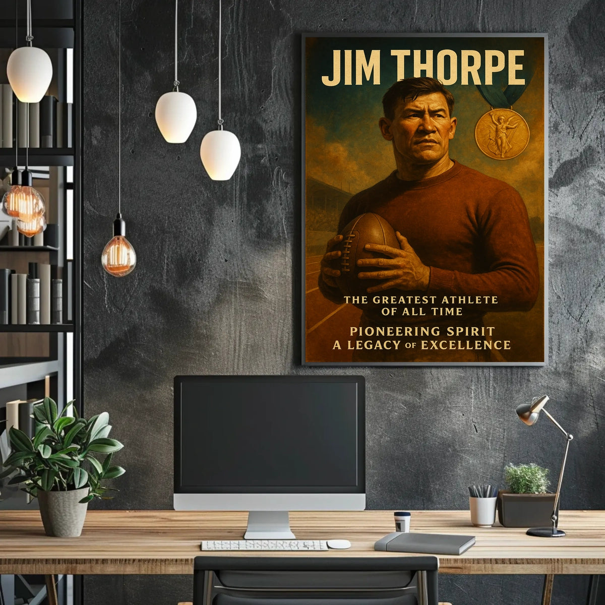 Jim Thorpe A Legacy of Excellence Poster